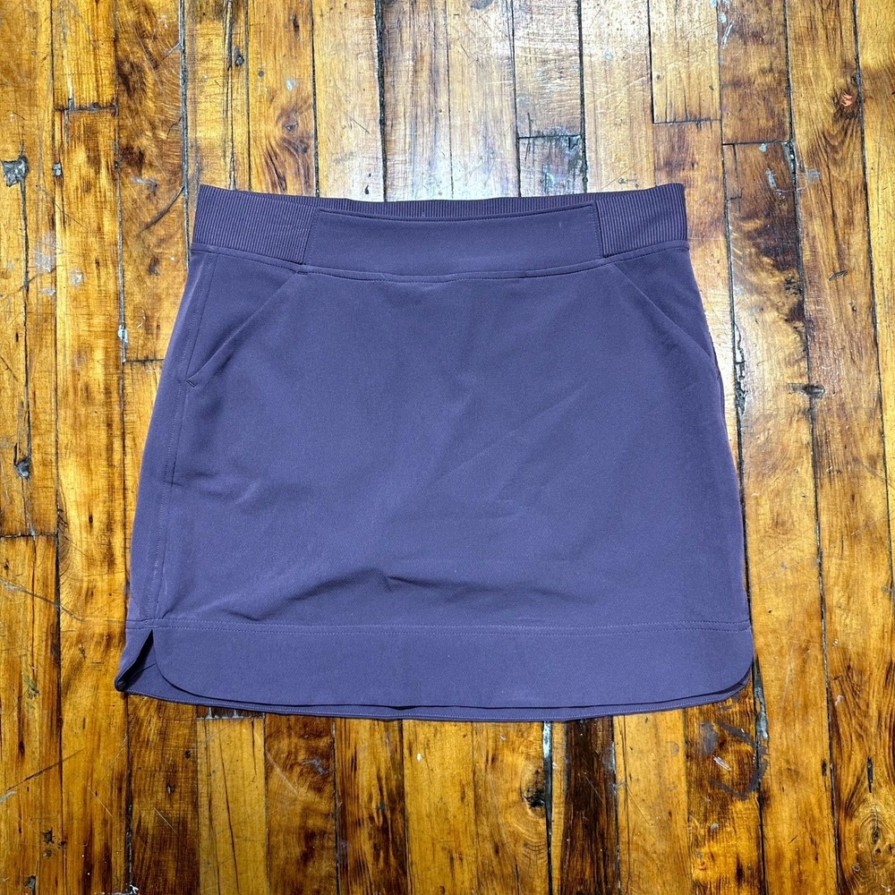 32 Degrees Cool Skort Skirt Women Small Purple Stretch Front Pockets Performance